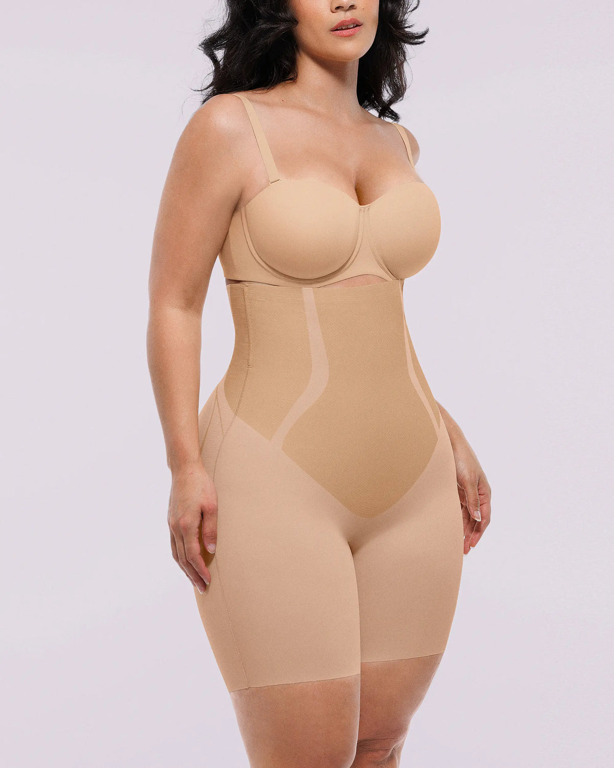 Calções de Cintura Subida e Comprimento Médio da Coxa Curve Code™ LYCRA®FitSense™