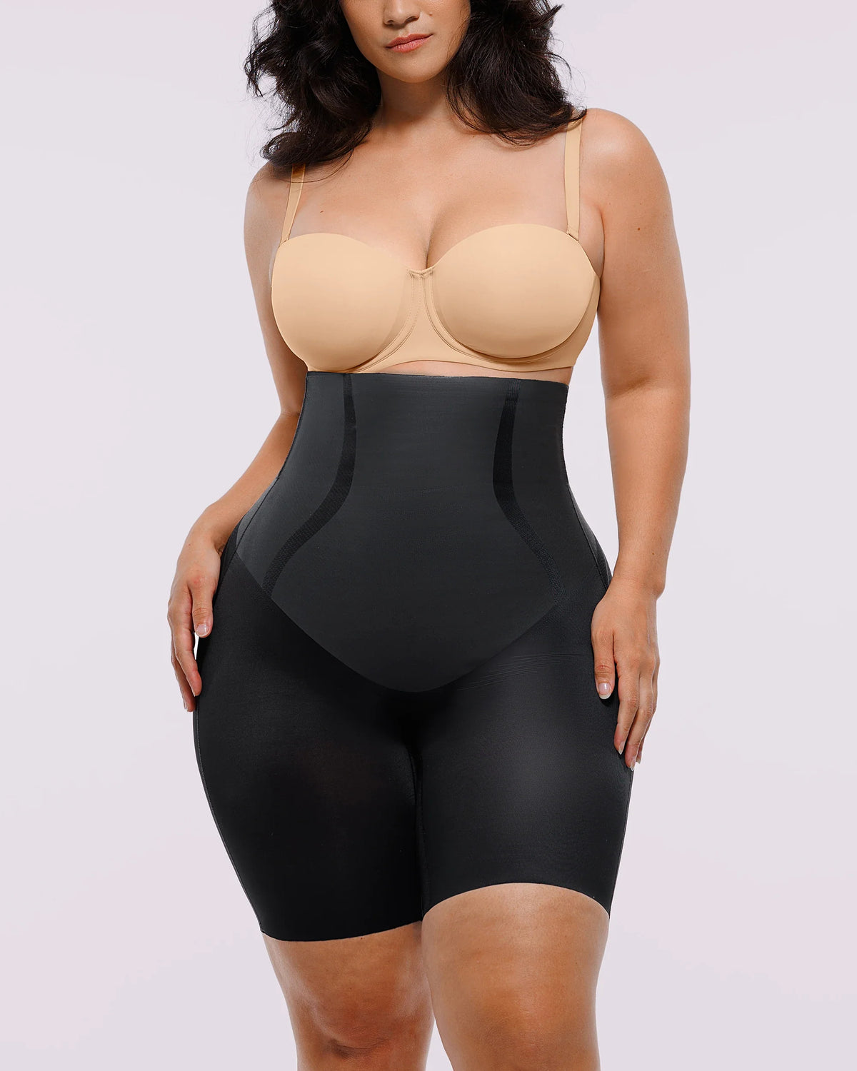 Calções de Cintura Subida e Comprimento Médio da Coxa Curve Code™ LYCRA®FitSense™