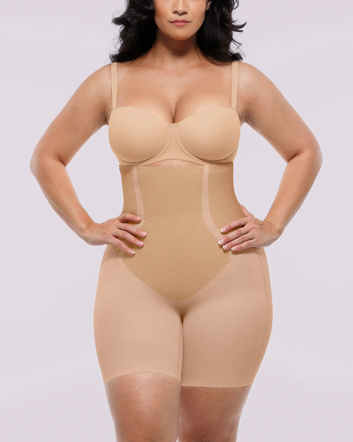 Calções de Cintura Subida e Comprimento Médio da Coxa Curve Code™ LYCRA®FitSense™