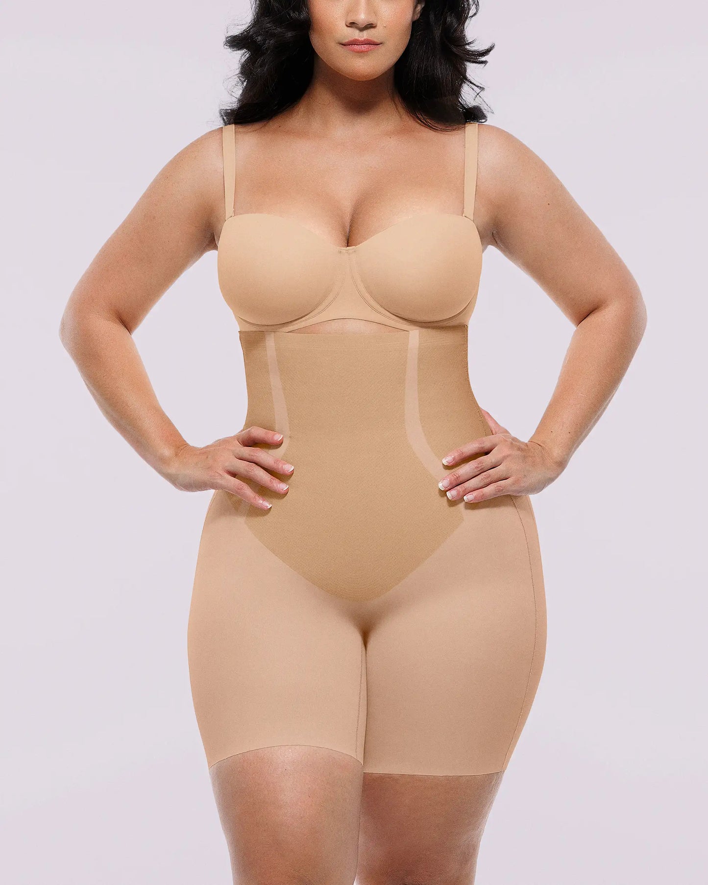 Curve Code™ LYCRA®FitSense™ High-Waisted Mid Thigh Short