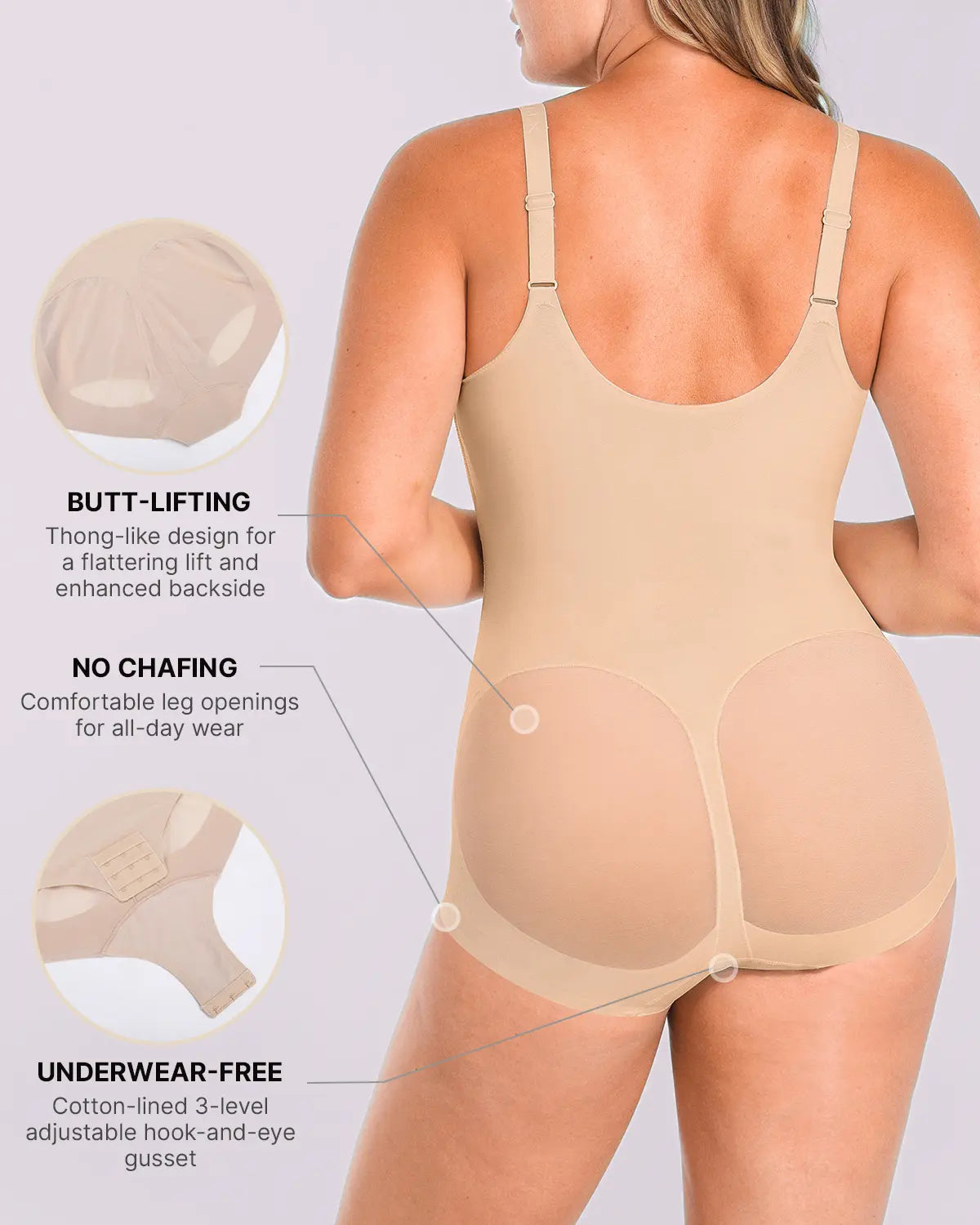 Curve Code™ Contour Comfy formender Body mit glättendem Effekt