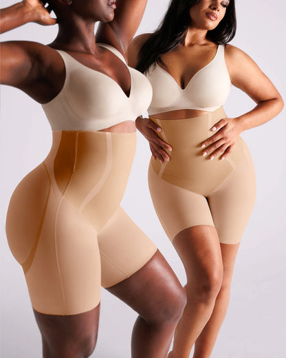 Curve Code™ LYCRA®FitSense™ High-Waisted Mid Thigh Short