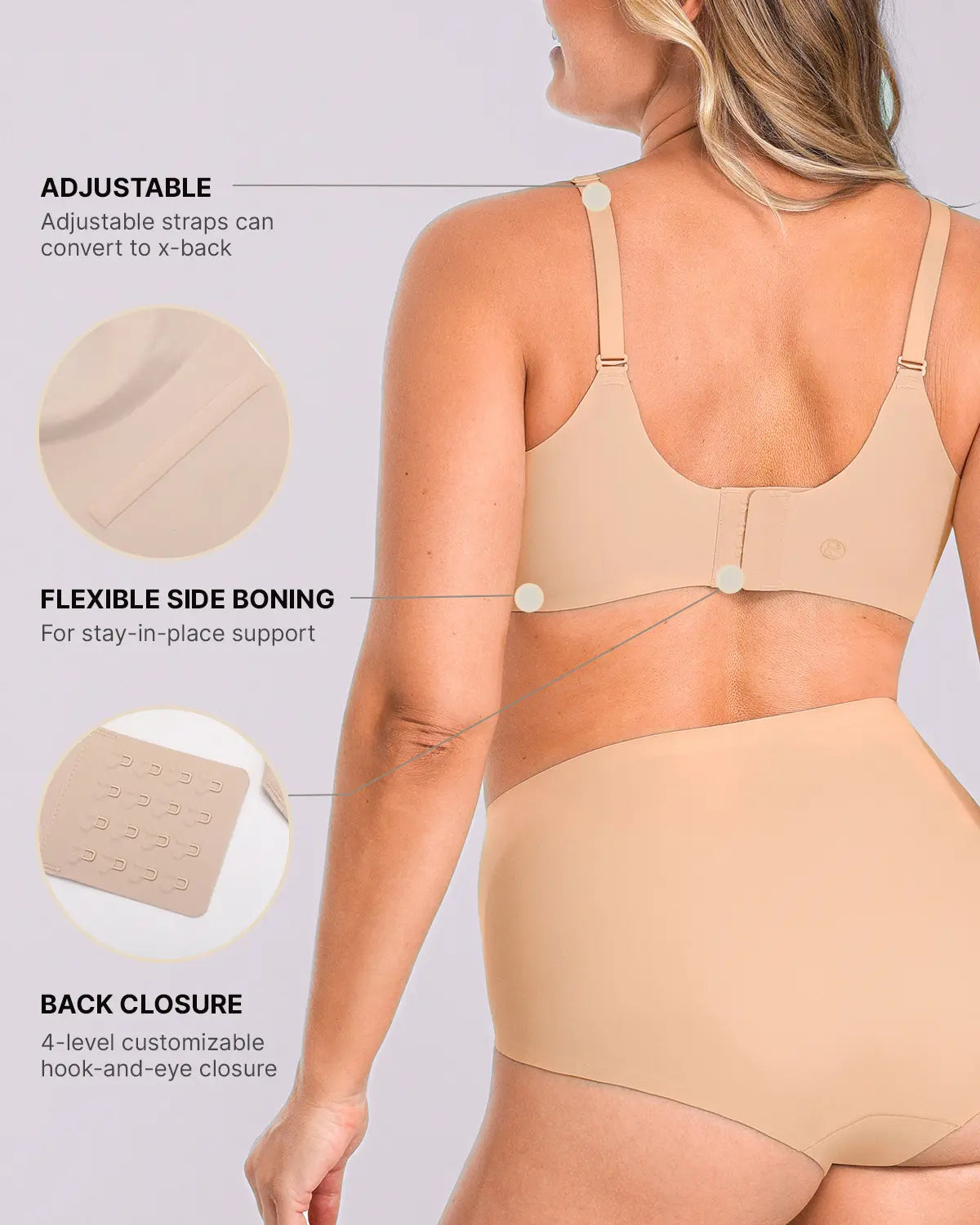 Sujetador Curve Code™ Contour True Support