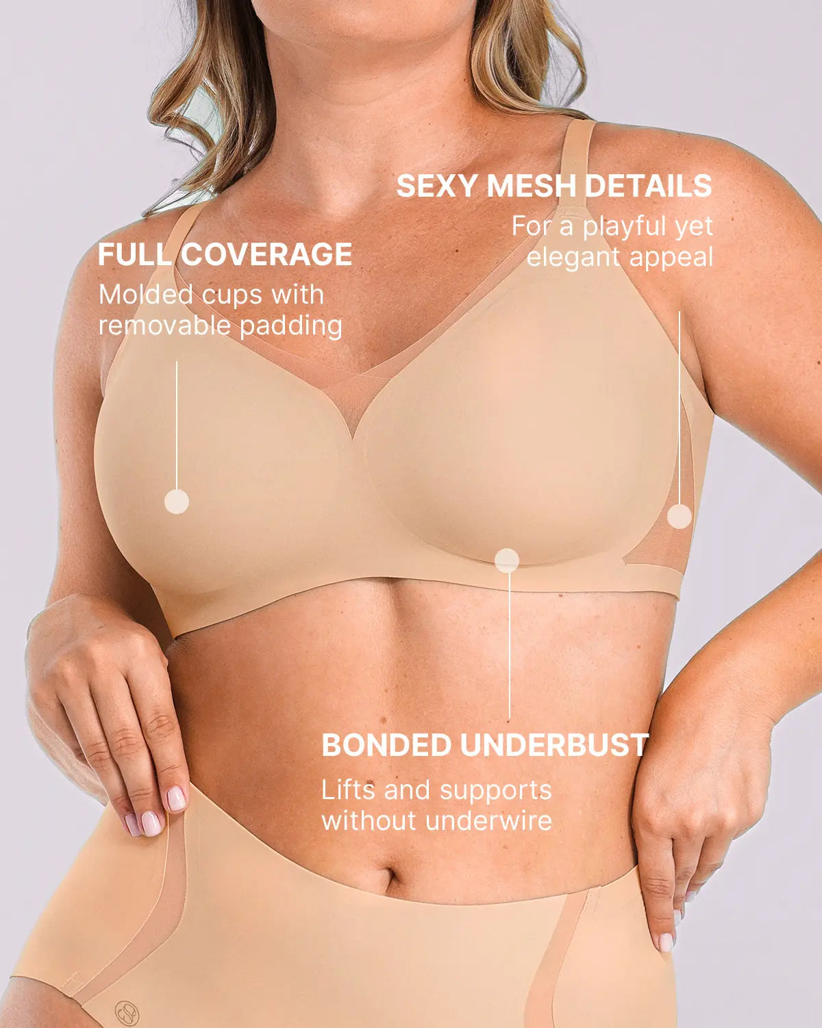 Sujetador Curve Code™ Contour True Support