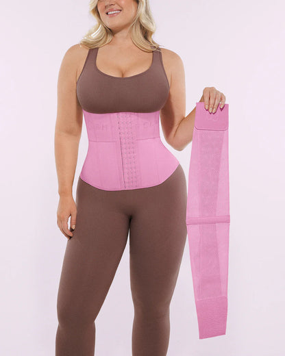 Convertible 2-in-1 Latex Waist Trainer
