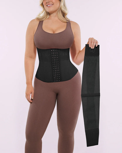 Convertible 2-in-1 Latex Waist Trainer