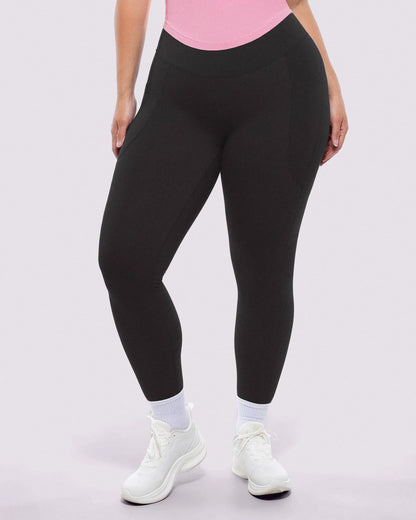 High-Waisted Side Pocket Shaping Leggings