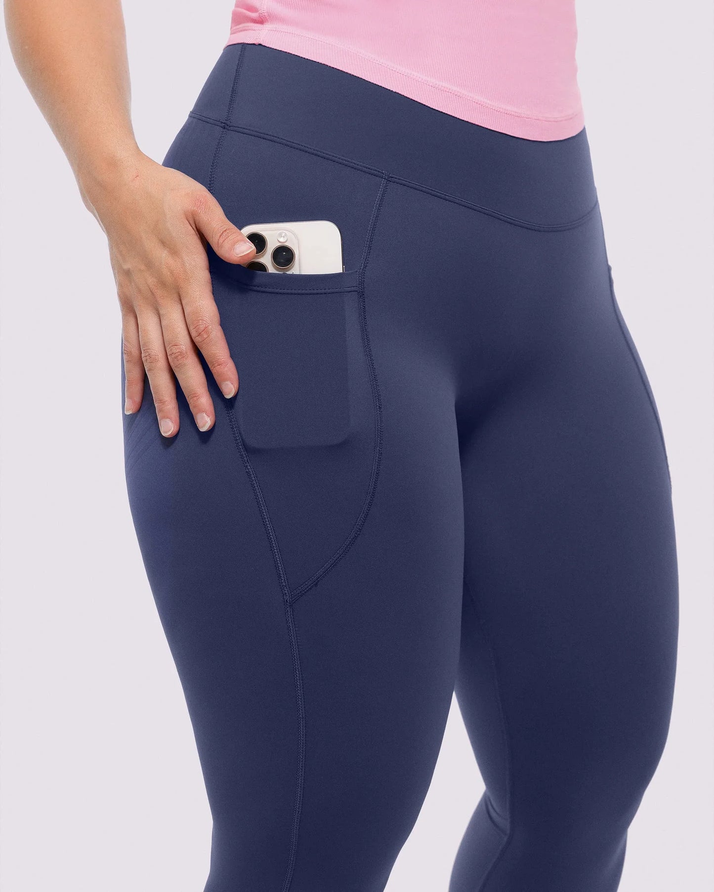 High-Waisted Side Pocket Shaping Leggings