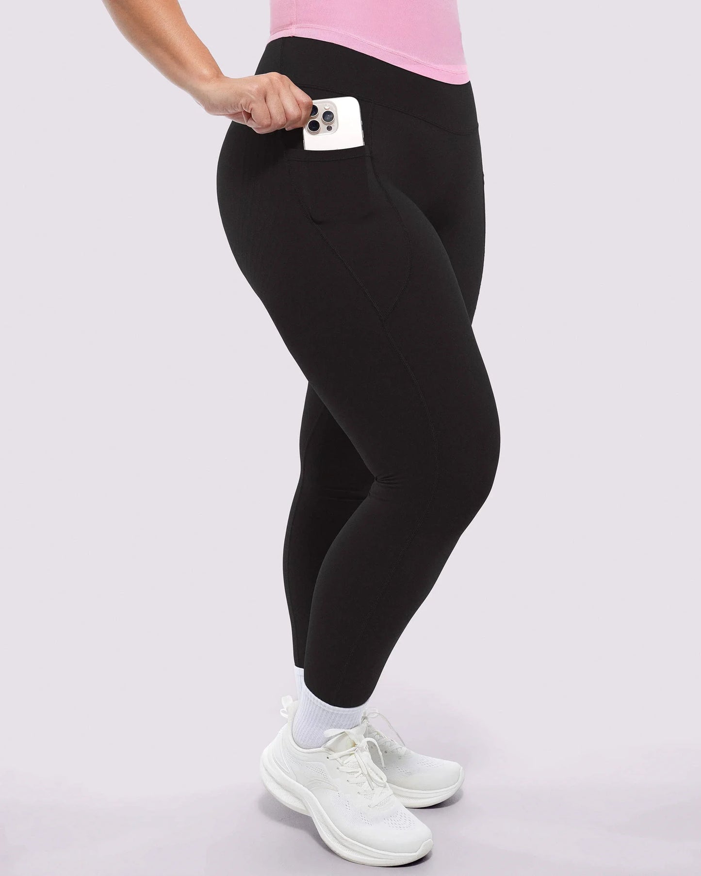 High-Waisted Side Pocket Shaping Leggings