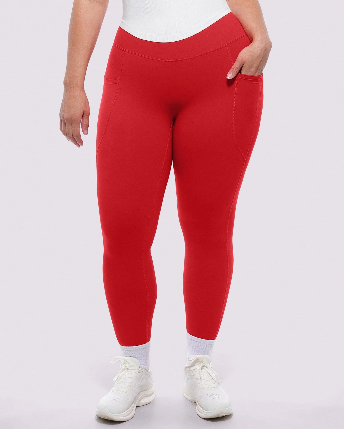 High-Waisted Side Pocket Shaping Leggings