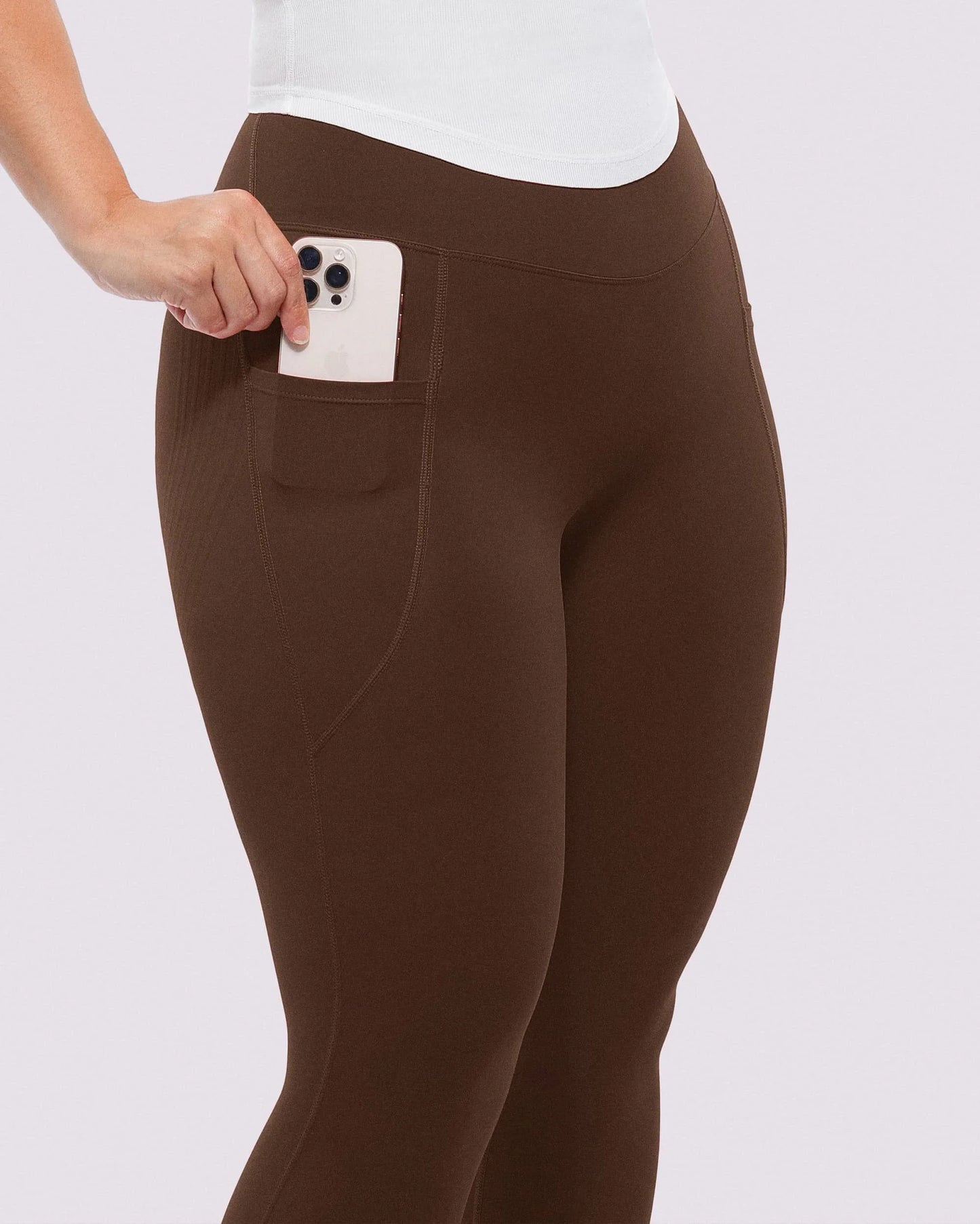 High-Waisted Side Pocket Shaping Leggings
