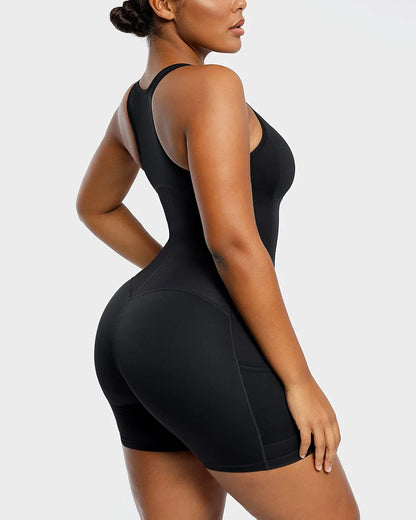 Moisture-Wicking Sports Jumpsuit