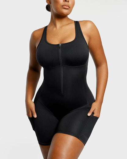 Moisture-Wicking Sports Jumpsuit