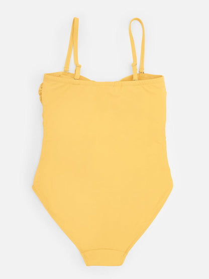 Strapless U-Wire Tummy Control One-Piece Swimsuit