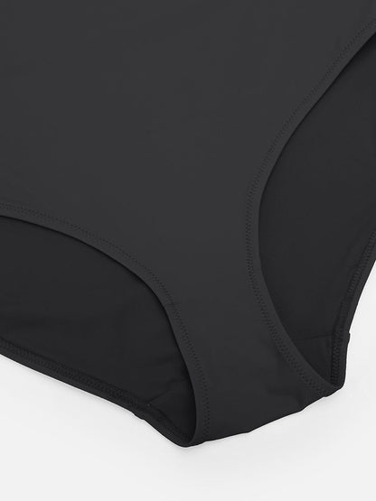 Strapless U-Wire Tummy Control One-Piece Swimsuit