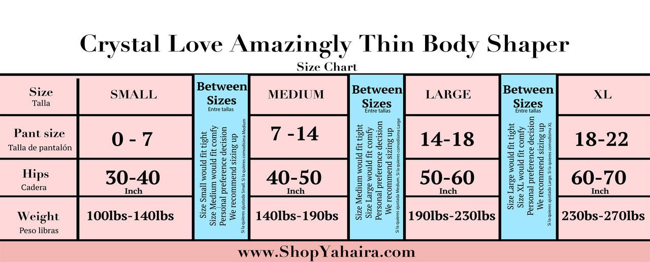 Crystal Love Amazingly Thin - Light compression Body shaper