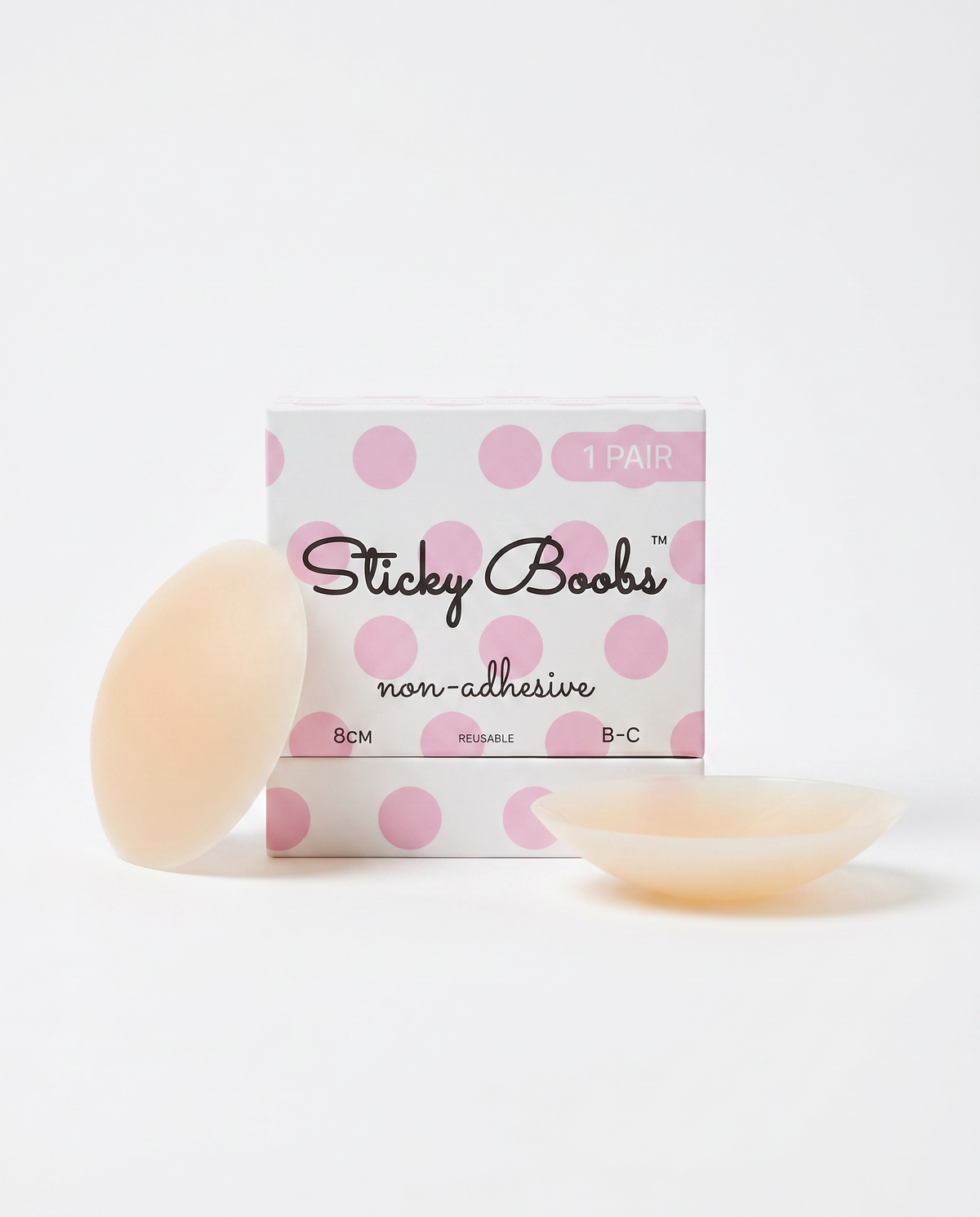 Sticky Boobs Non-Adhesive Silicone Nipple Covers – Reusable, No Glue
