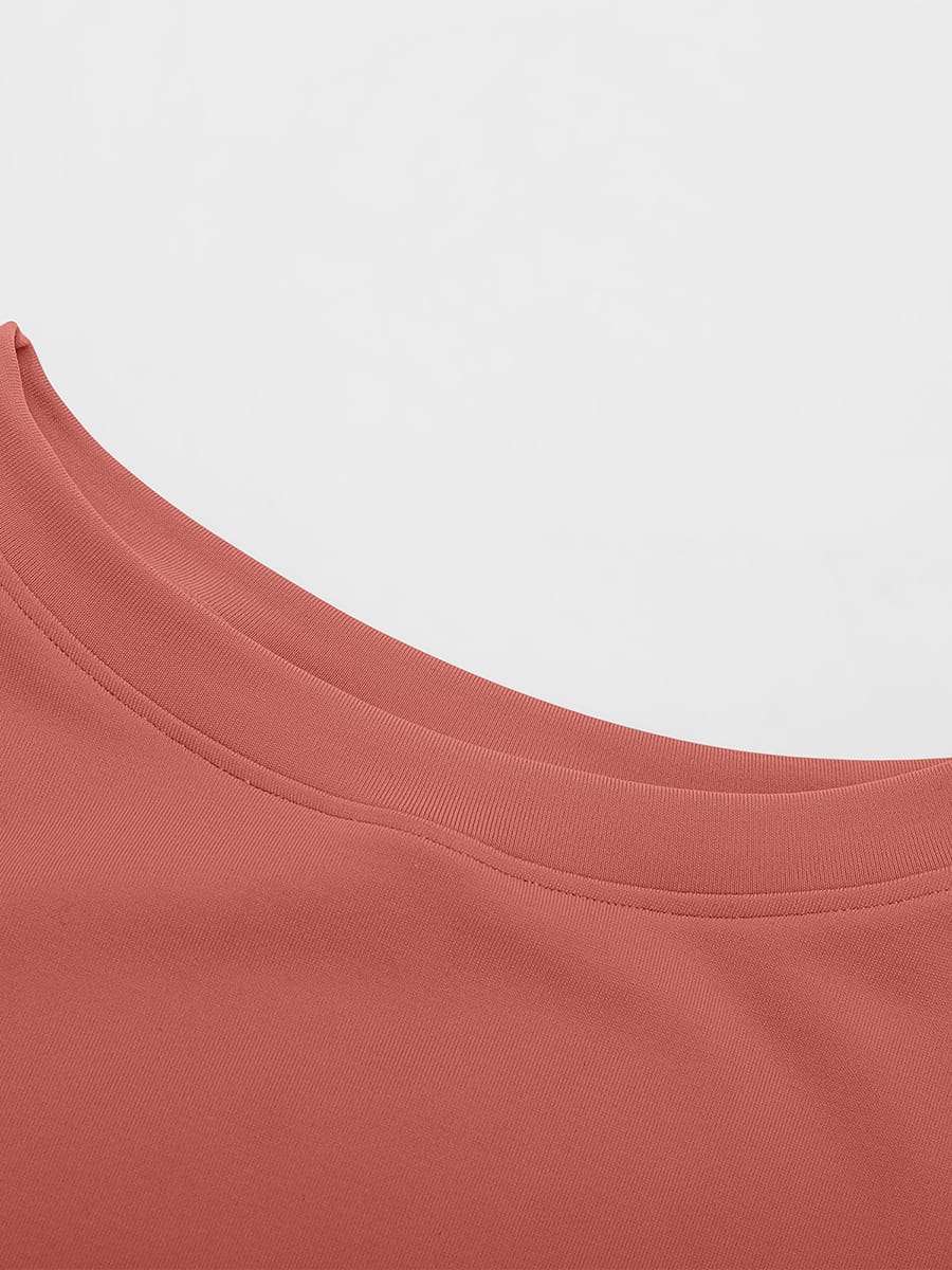 Seamless Shapewear Bodysuit Buttery Soft Tummy Control Crew Neck