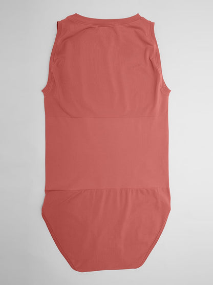 Seamless Shapewear Bodysuit Buttery Soft Tummy Control Crew Neck
