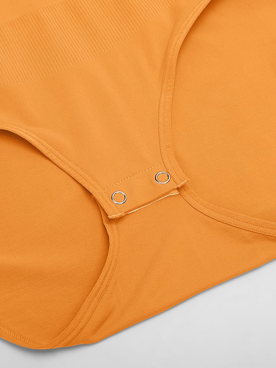 Seamless Shapewear Bodysuit Buttery Soft Tummy Control Crew Neck