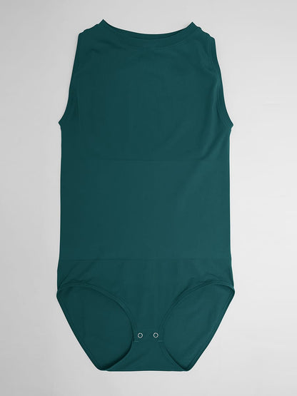 Seamless Shapewear Bodysuit Buttery Soft Tummy Control Crew Neck