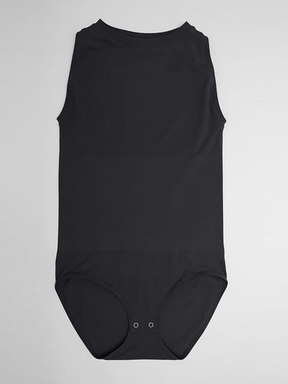 Seamless Shapewear Bodysuit Buttery Soft Tummy Control Crew Neck