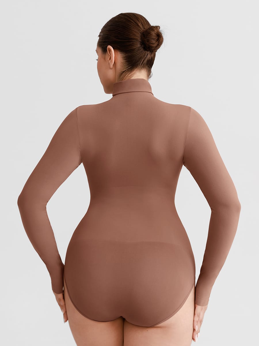 Body sculptant seconde peau, sans coutures, doux comme du beurre, avec fermeture à boutons-pression à l'entrejambe