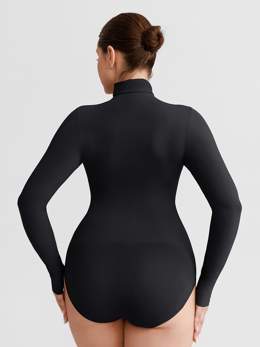 Body sculptant seconde peau, sans coutures, doux comme du beurre, avec fermeture à boutons-pression à l'entrejambe