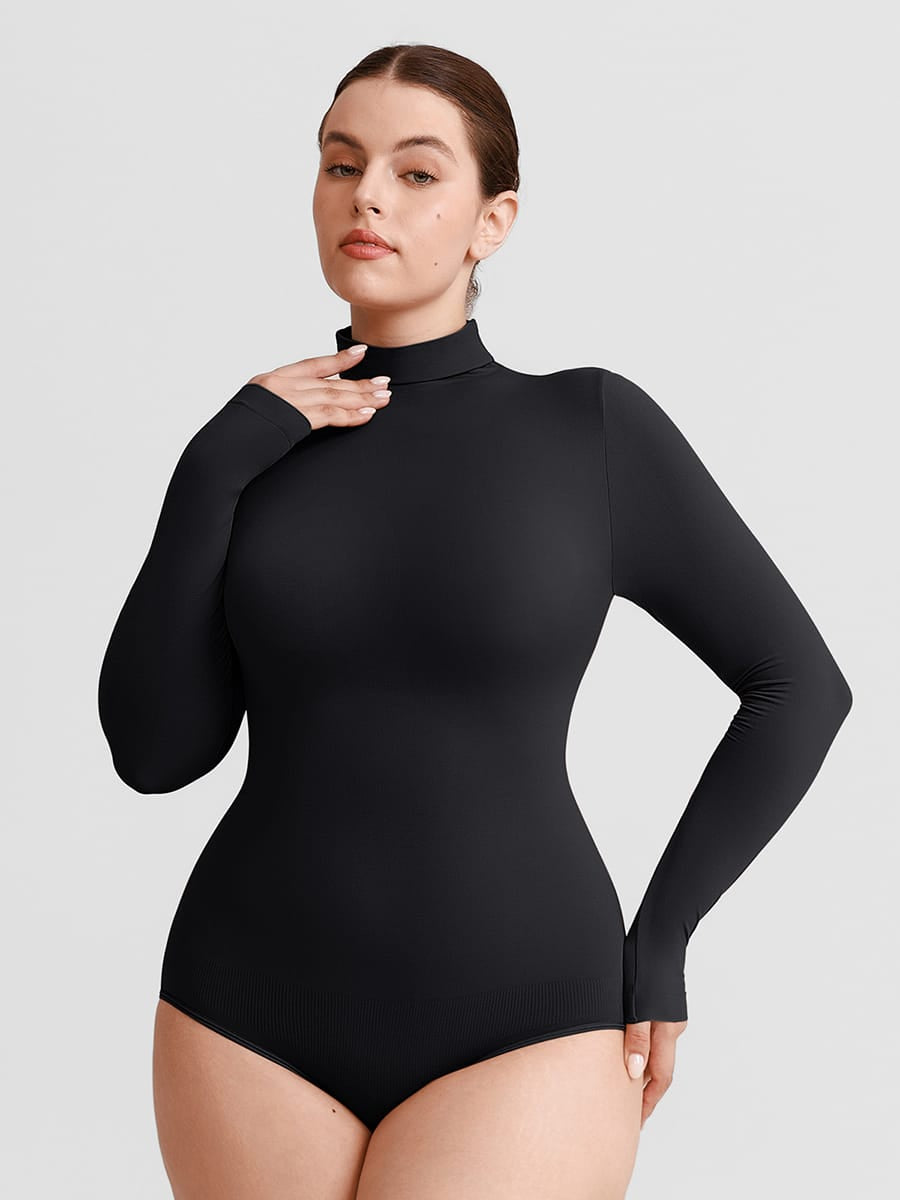 Body sculptant seconde peau, sans coutures, doux comme du beurre, avec fermeture à boutons-pression à l'entrejambe
