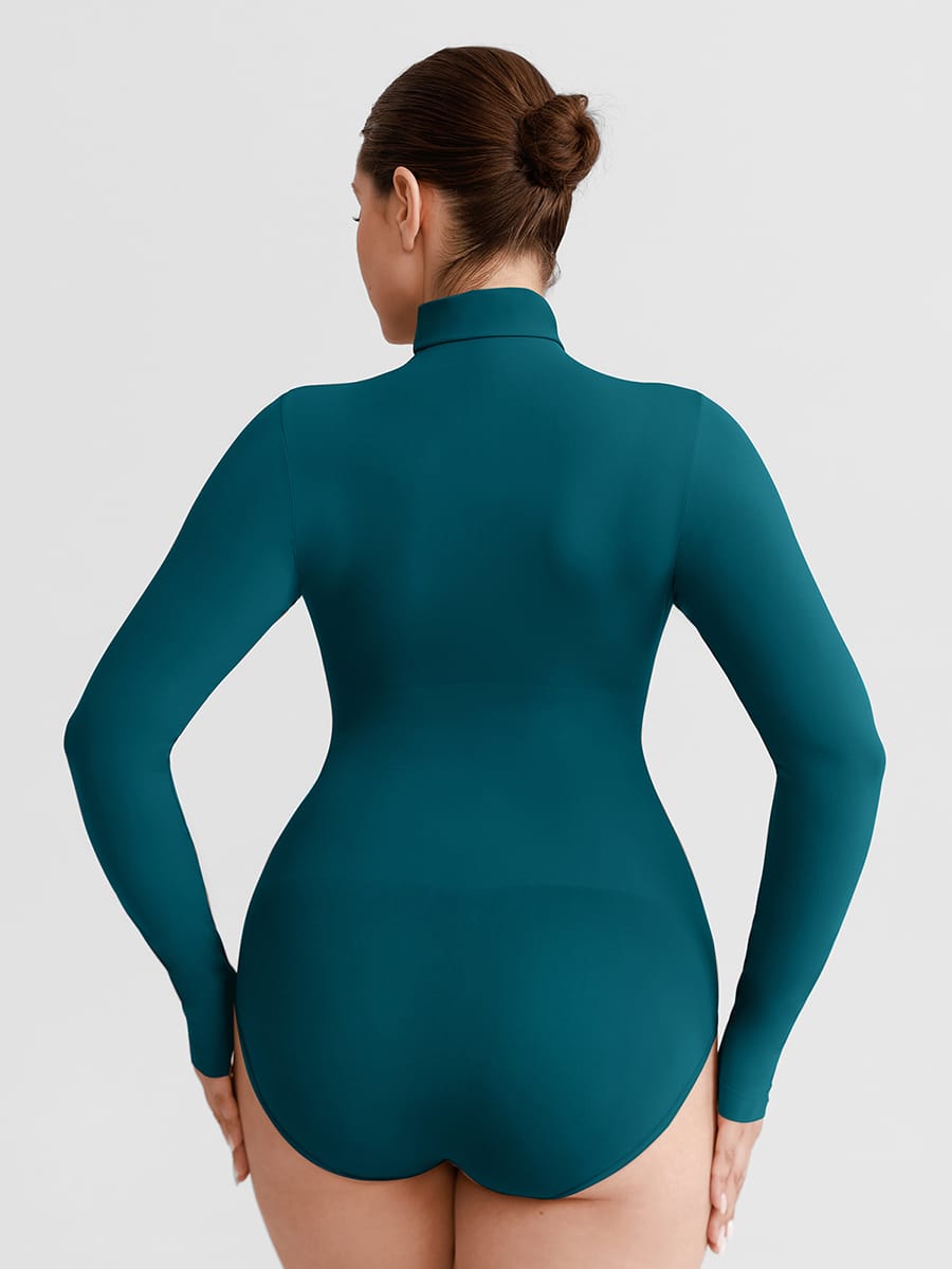 Body sculptant seconde peau, sans coutures, doux comme du beurre, avec fermeture à boutons-pression à l'entrejambe