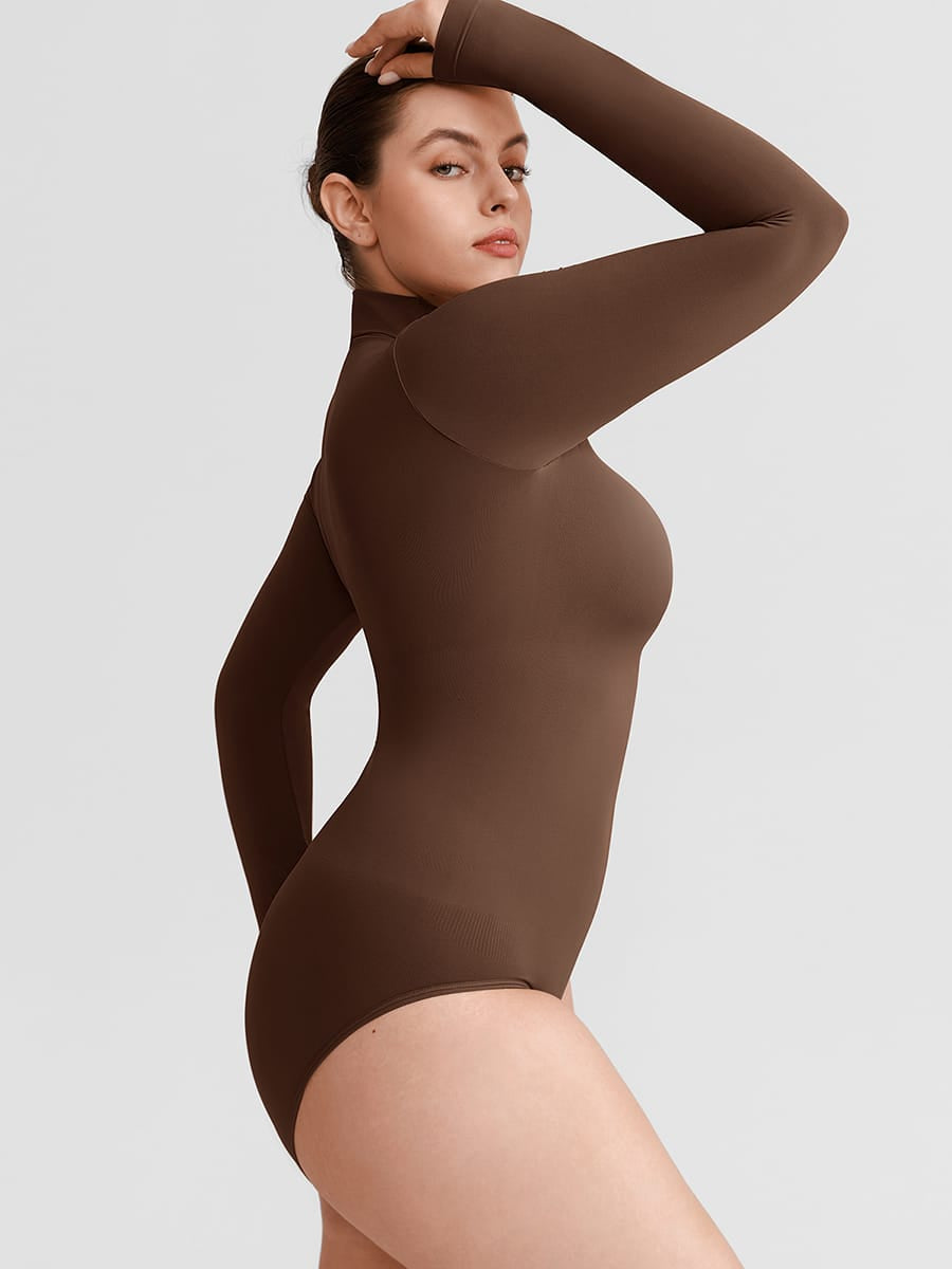 Body sculptant seconde peau, sans coutures, doux comme du beurre, avec fermeture à boutons-pression à l'entrejambe