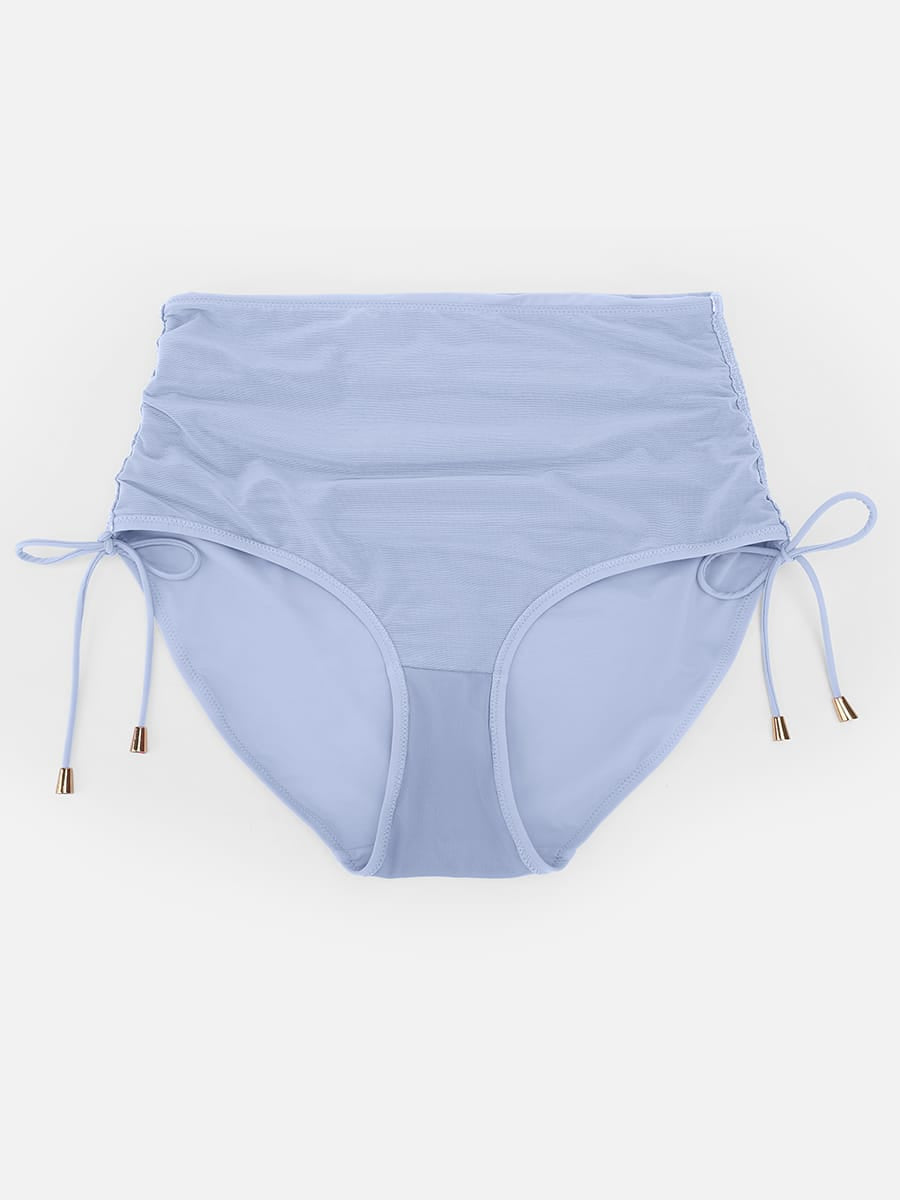 Deep V Metal Ring Tummy Control Swimsuit with Removable Pads