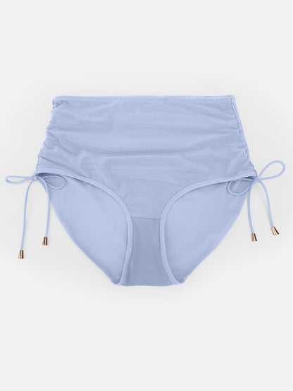 Deep V Metal Ring Tummy Control Swimsuit with Removable Pads