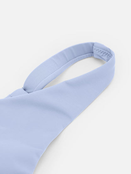 Deep V Metal Ring Tummy Control Swimsuit with Removable Pads