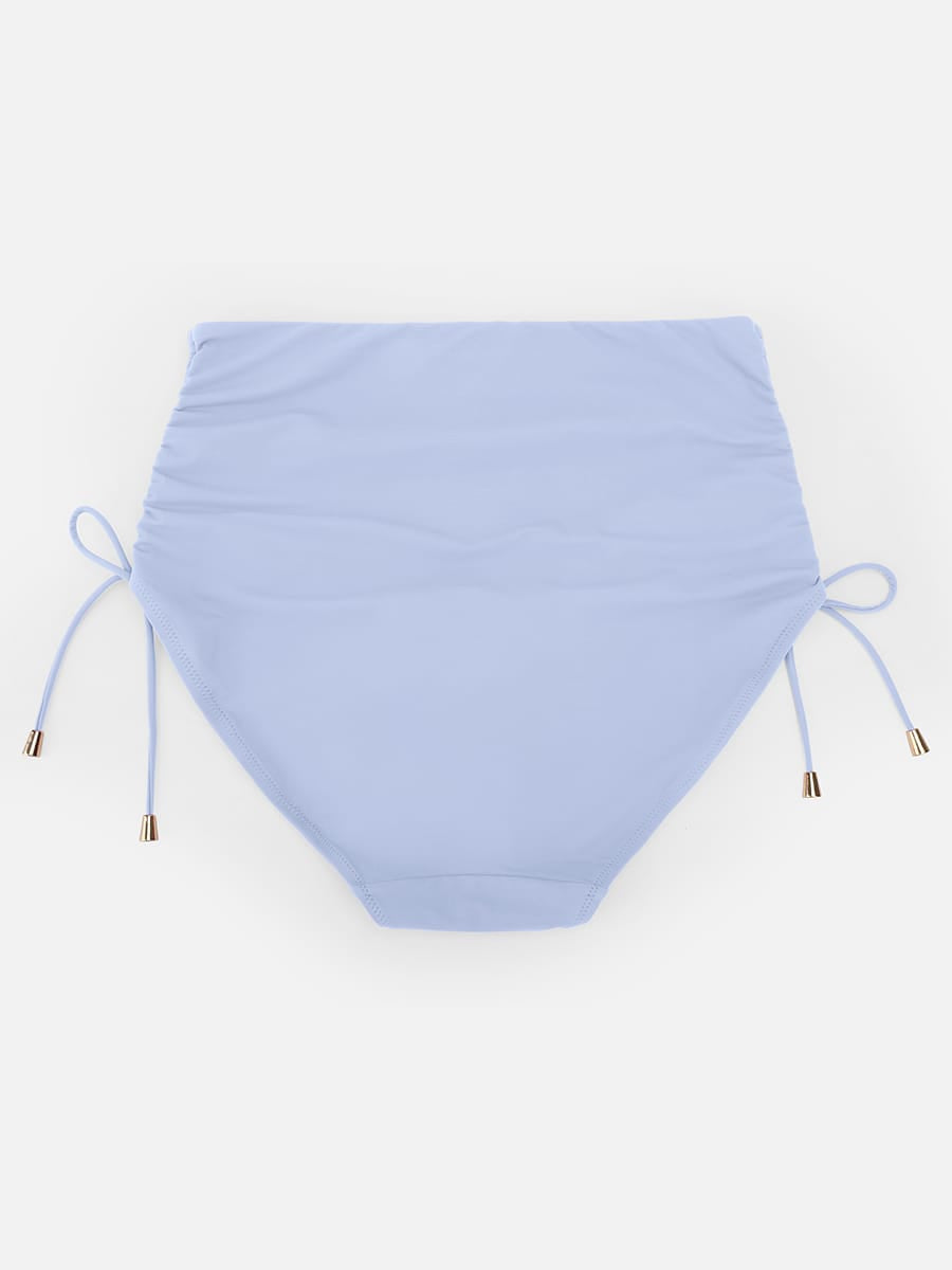 Deep V Metal Ring Tummy Control Swimsuit with Removable Pads