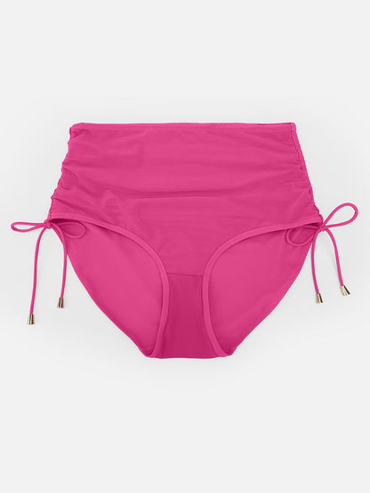 Deep V Metal Ring Tummy Control Swimsuit with Removable Pads