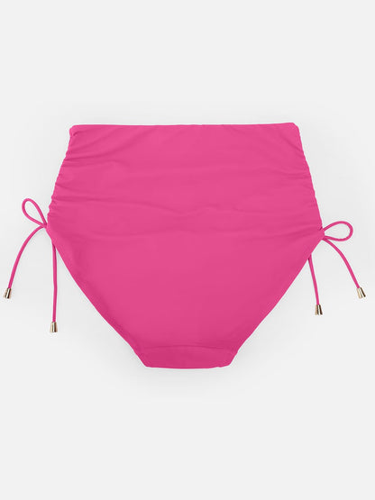 Deep V Metal Ring Tummy Control Swimsuit with Removable Pads