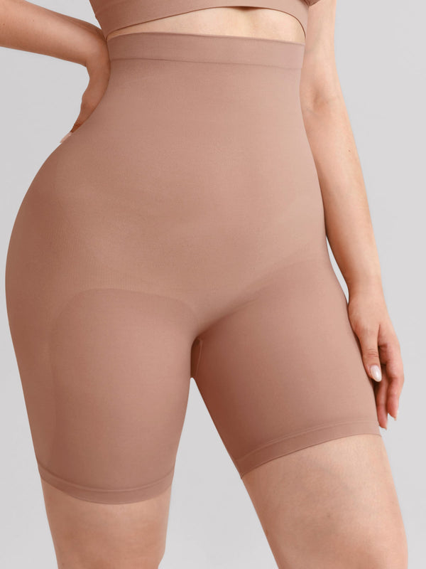 Seamless High Waist Bodyshort Shapewear Tummy Control Butt Lifting Shorts