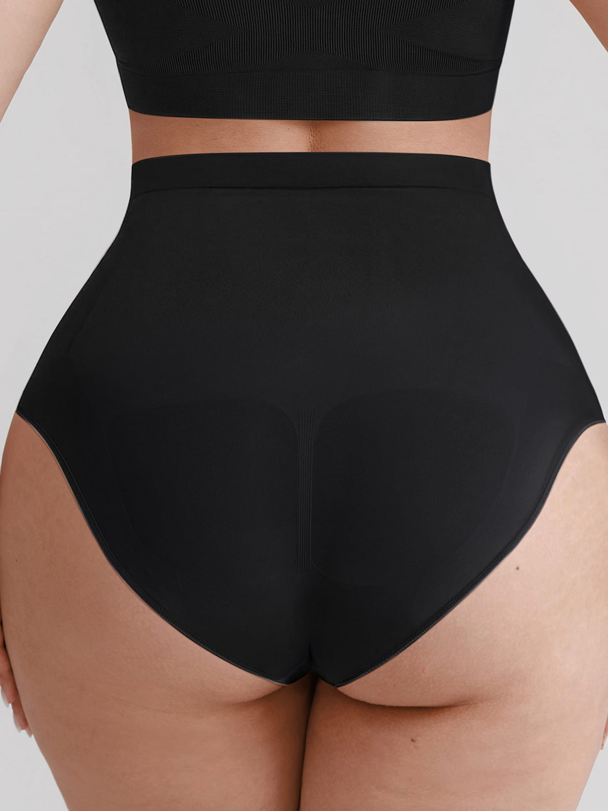 Naadloze corrigerende slip met hoge taille, buikcorrectie en anti-slip siliconenrand